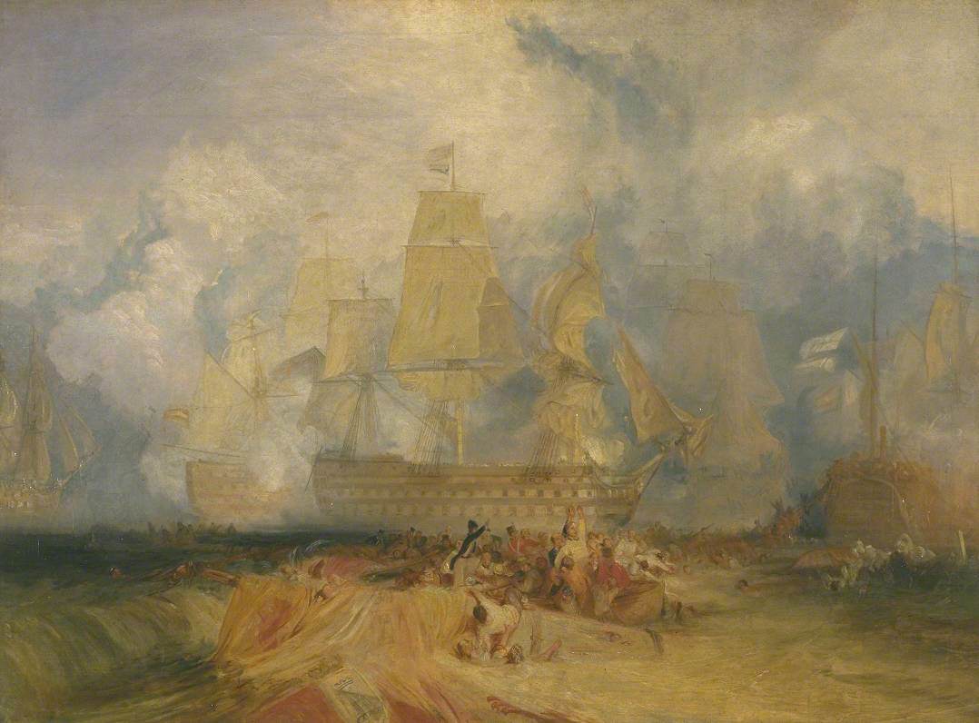Second Sketch for 'The Battle of Trafalgar'