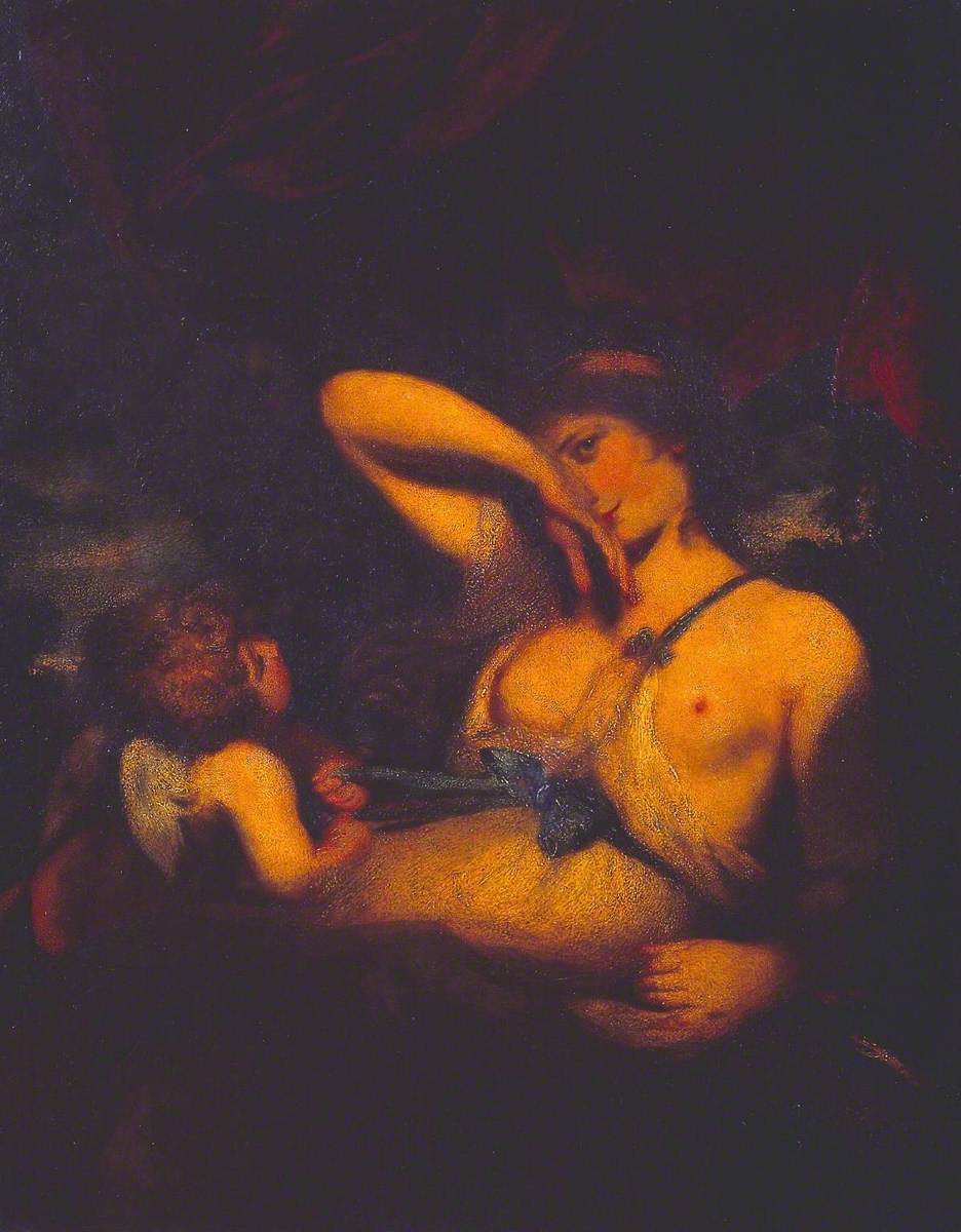 A Nymph and Cupid: 'The Snake in the Grass'