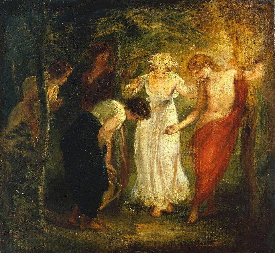 Nymphs Discover the Narcissus