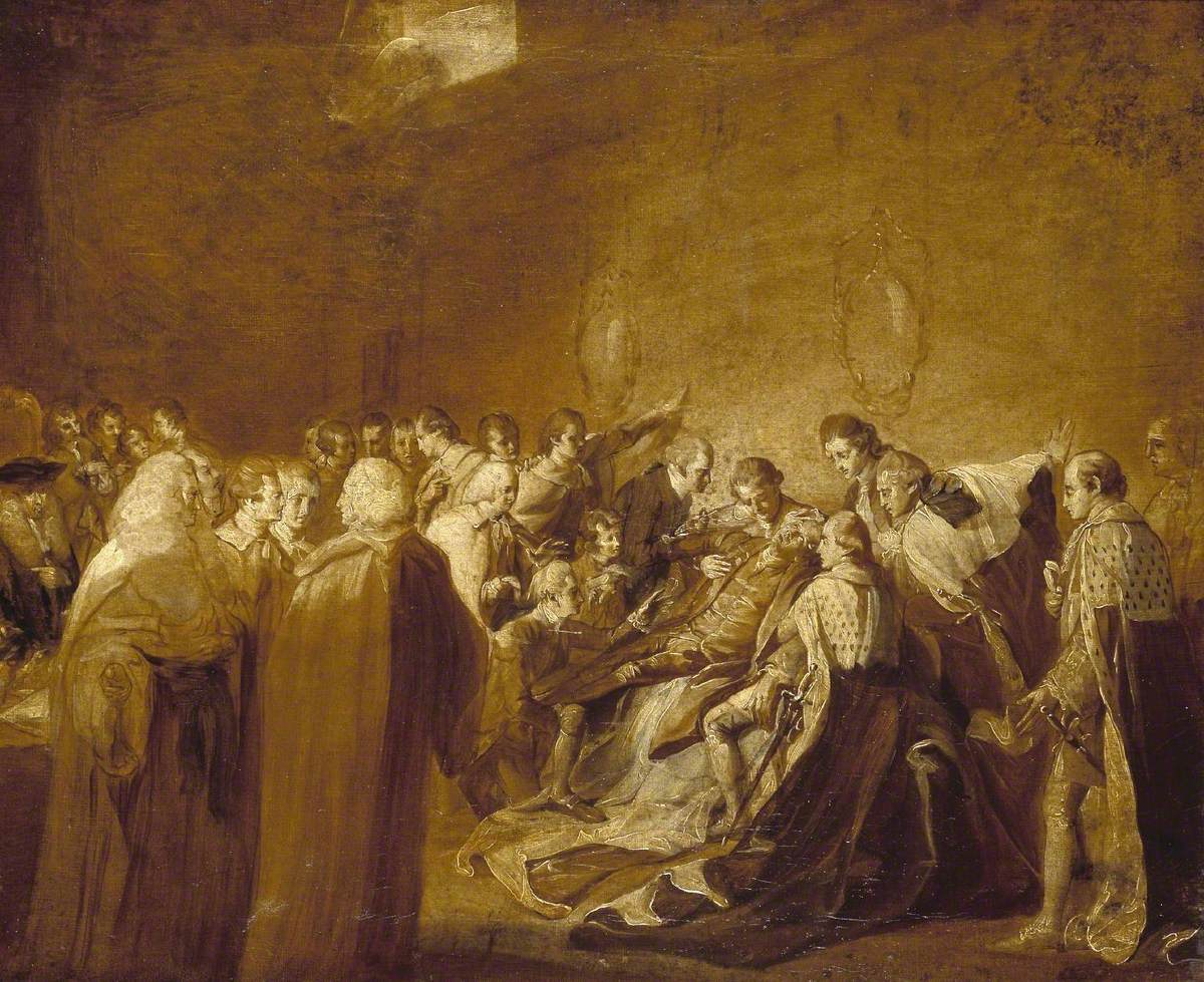 Study for 'The Collapse of the Earl of Chatham'