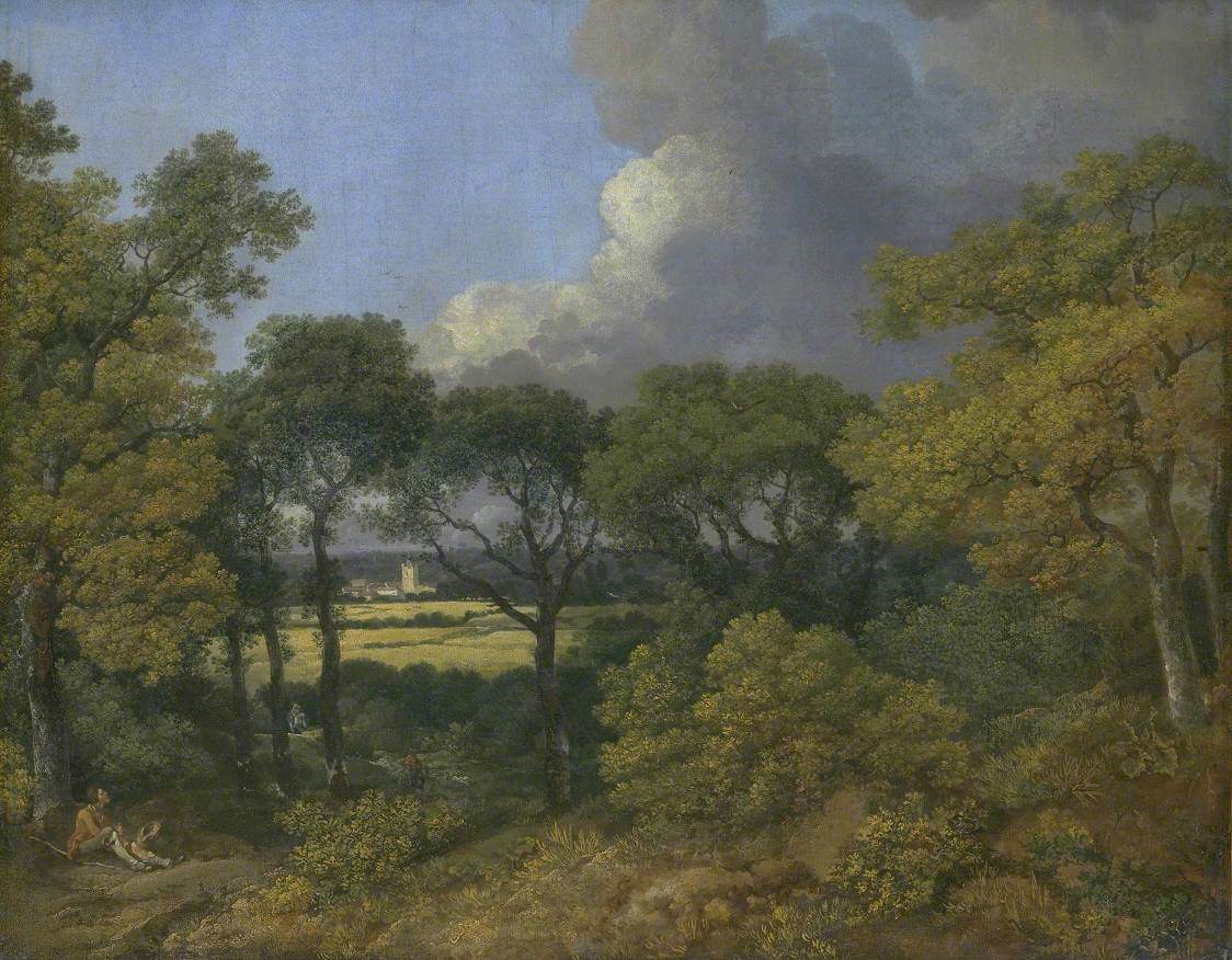 Wooded Landscape with a Peasant Resting