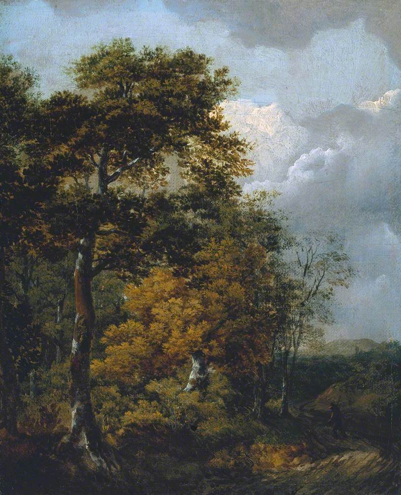 Landscape with a Peasant on a Path