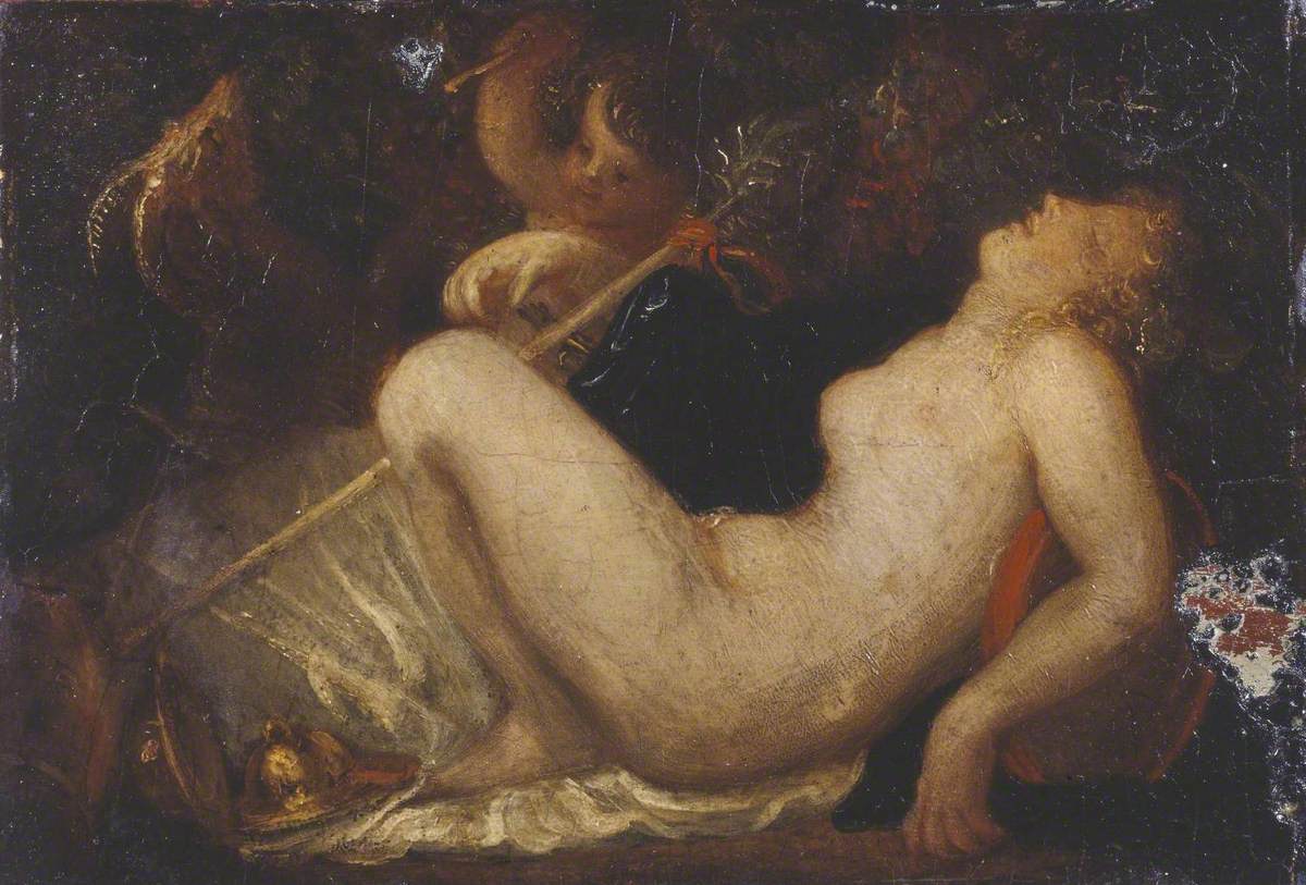 A Nymph Sleeping
