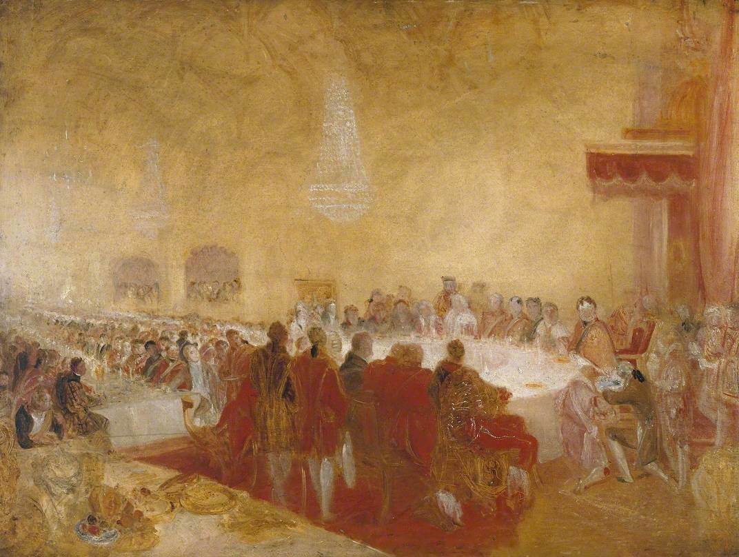 George IV at the Provost's Banquet in the Parliament House, Edinburgh