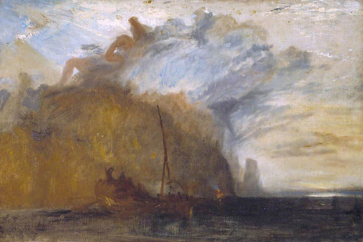 Sketch for 'Ulysses Deriding Polyphemus'