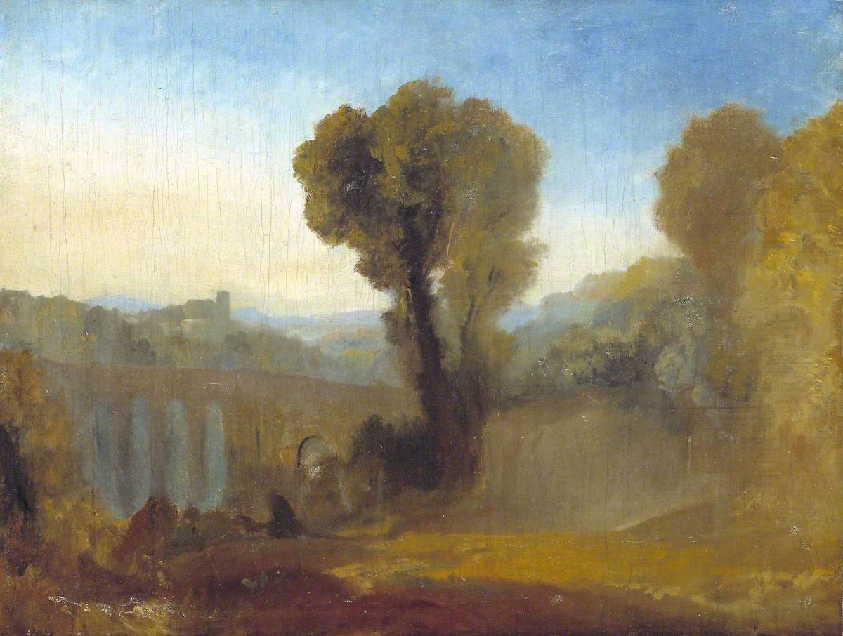 Claudian Composition, possibly Arcueil at Dawn (formerly titled 'Ariccia (?): Sunset')
