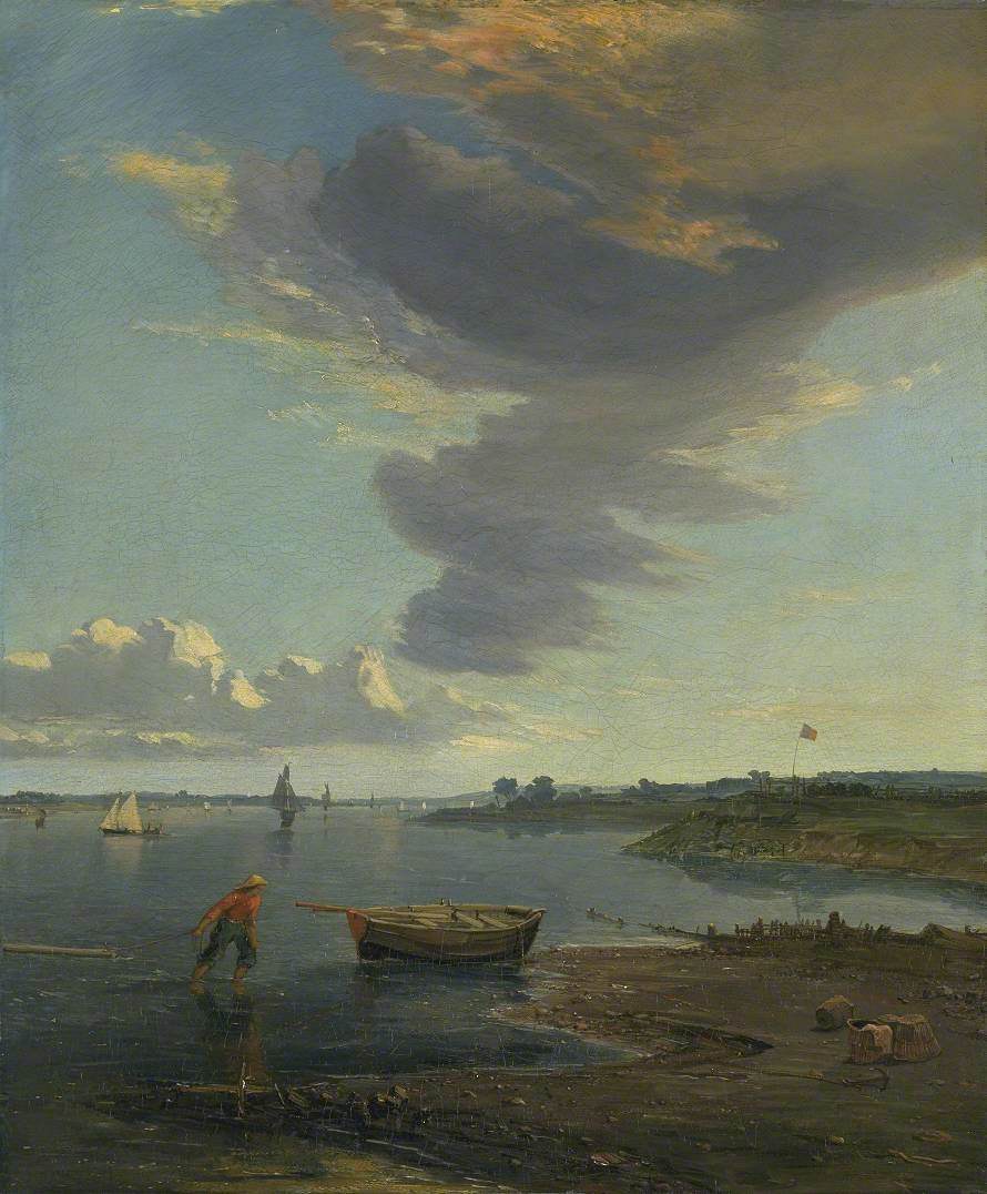 The Thames below Woolwich, 1843