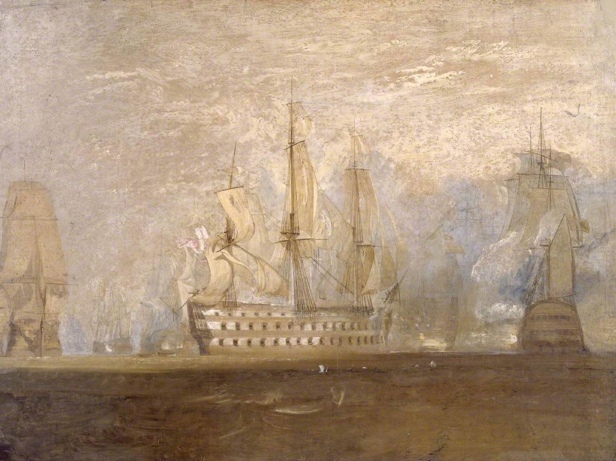 First Sketch for 'The Battle of Trafalgar'