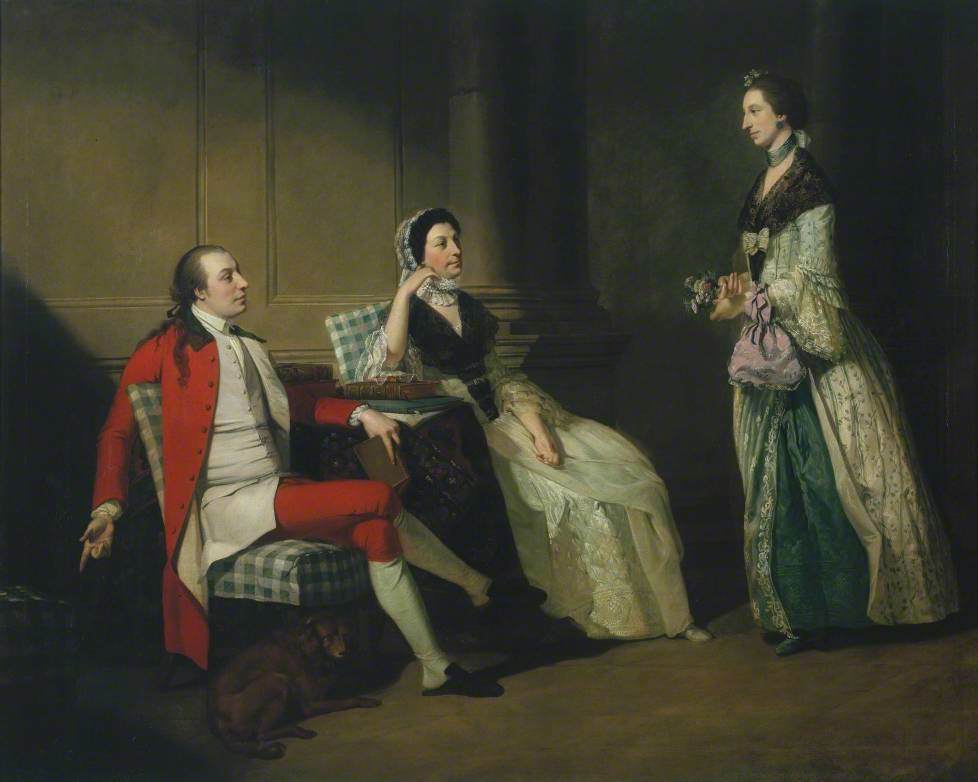 George Thompson, his Wife and (?) his Sister-in-Law