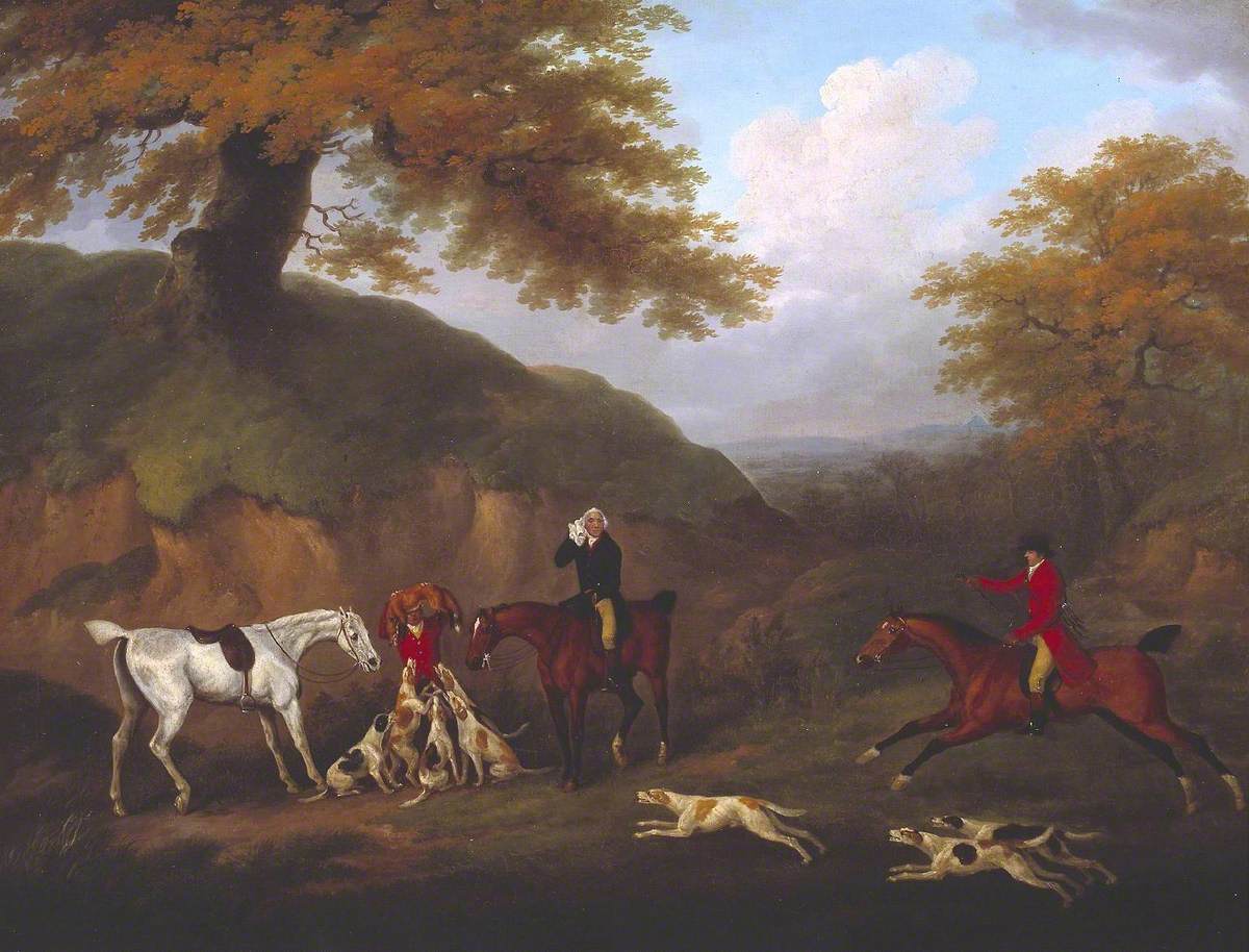 The Earl of Darlington Fox-Hunting with the Raby Pack: The Death