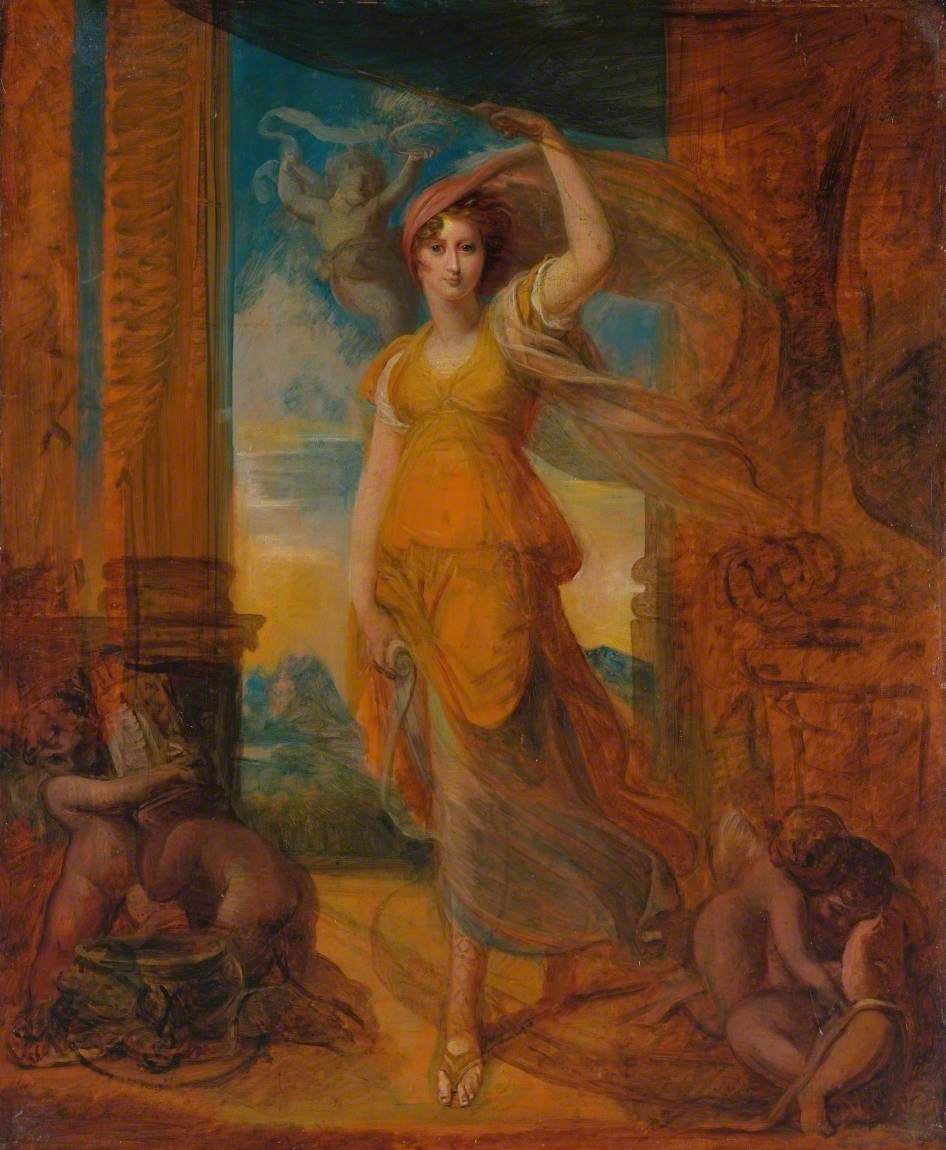 A Lady (? Harriet Mellon) as a Sibyl