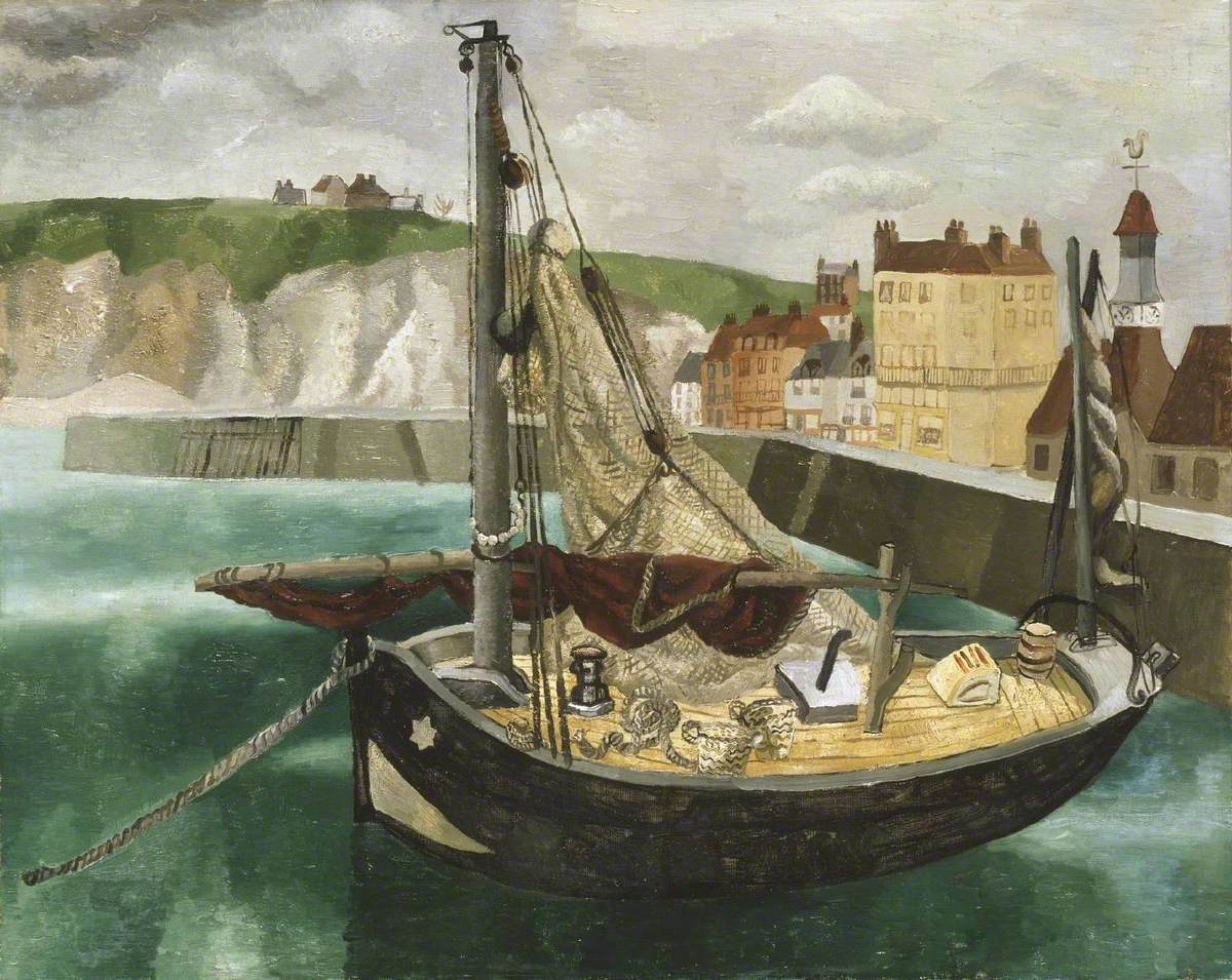 A Fishing Boat in Dieppe Harbour