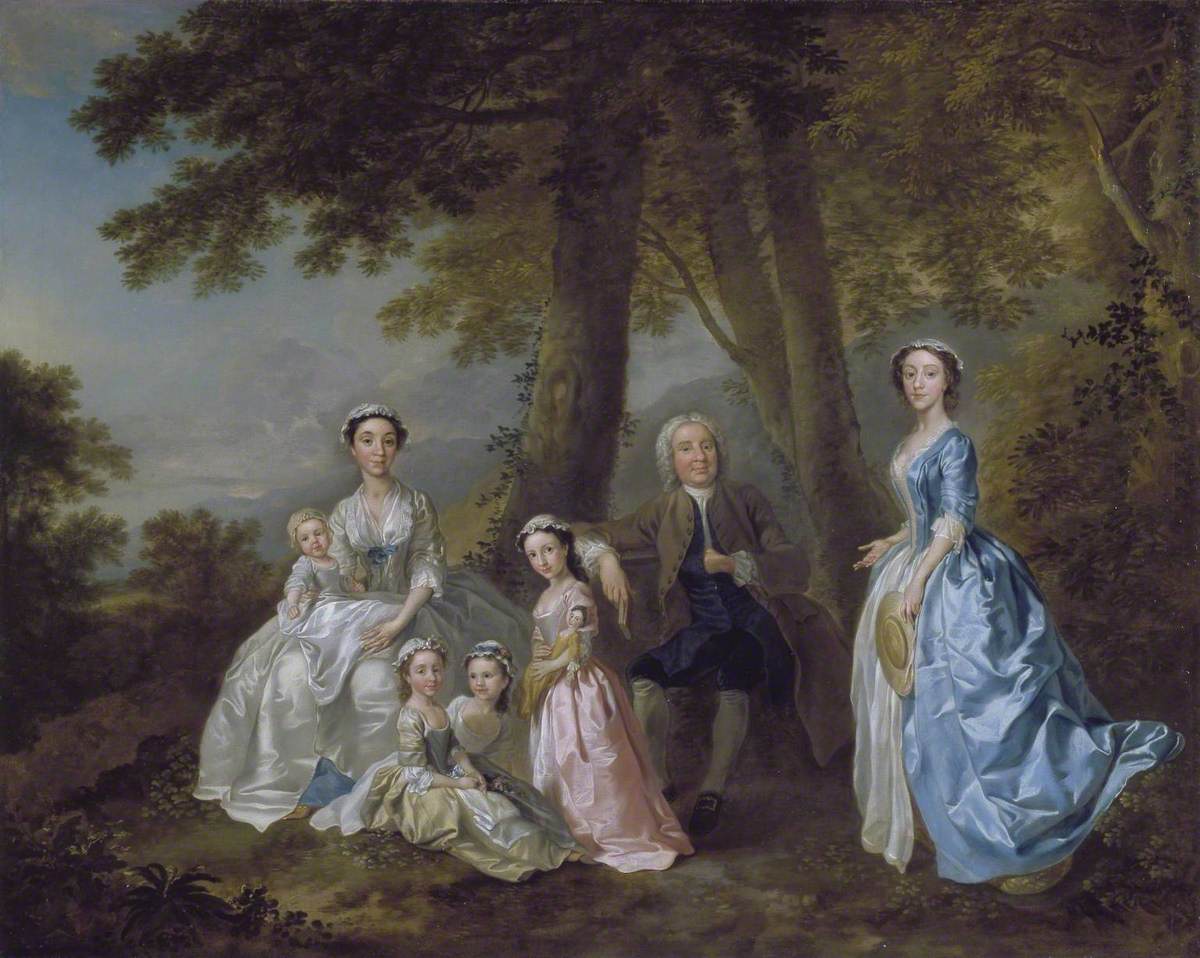 Samuel Richardson, the Novelist (1684-1761), Seated, Surrounded by his Second Family 1740-41