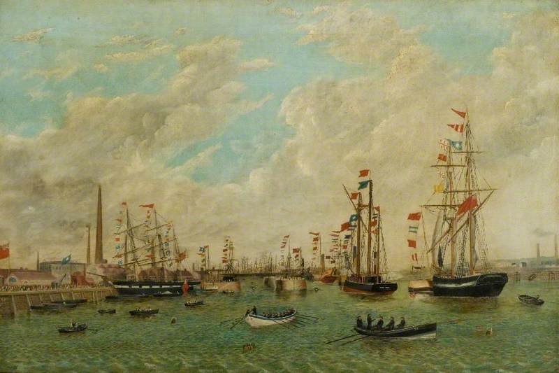 The Opening of Tyne Dock, 3 March 1859