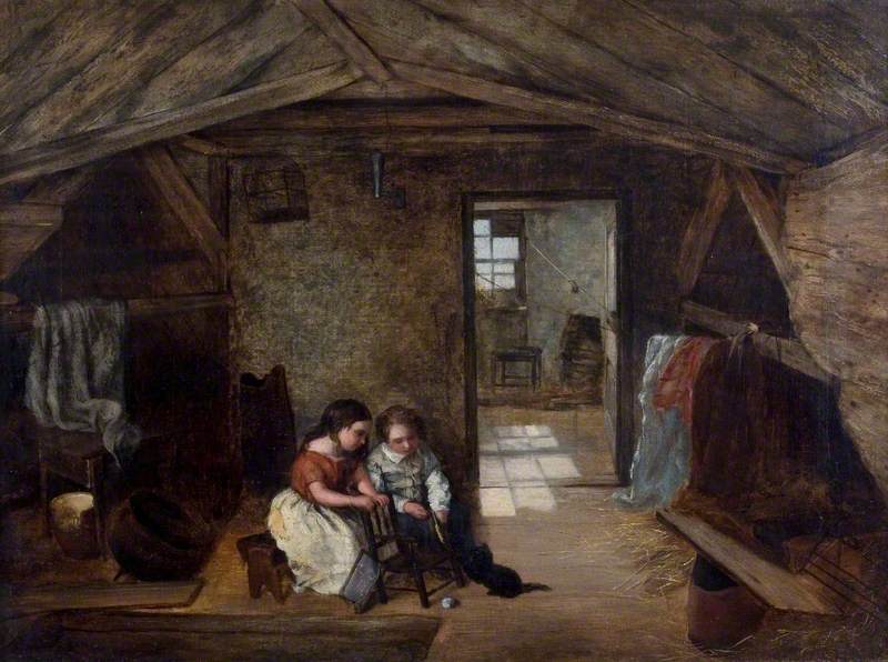 Reverend John Wesley's Study, Orphan House, Newcastle, 1856