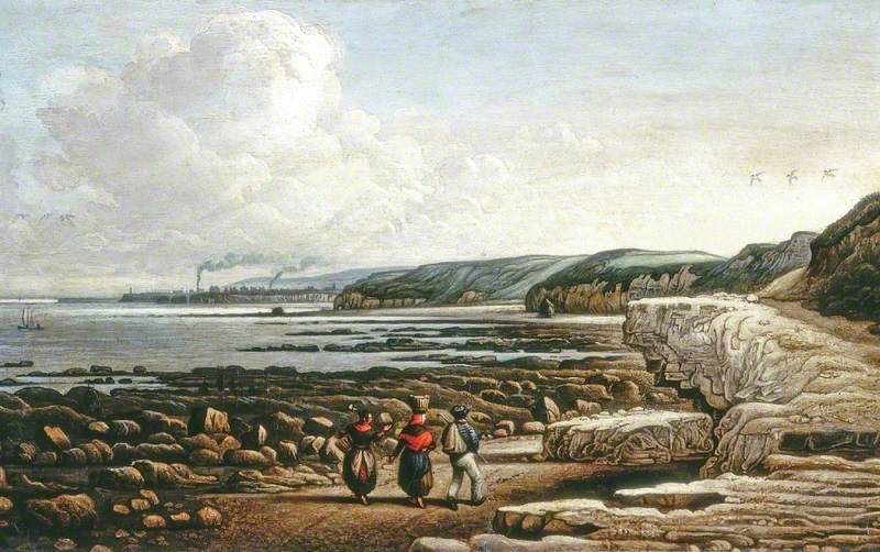 Coast Scene, Cullercoats, Northumberland