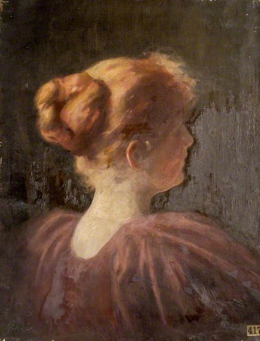 Portrait of a Woman in Profile