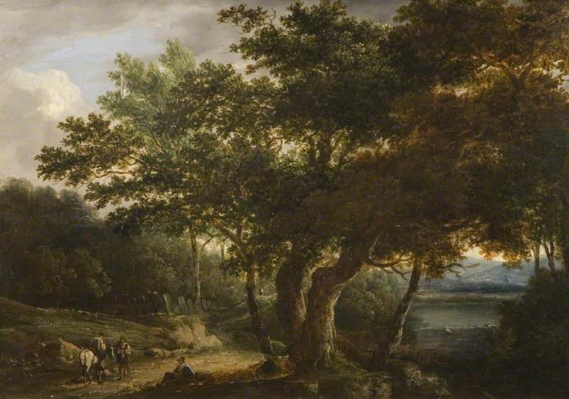 A Road near a Lake