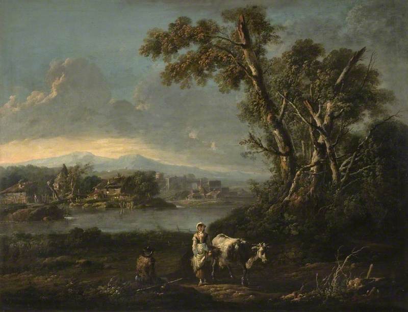 A Landscape with a Milkmaid