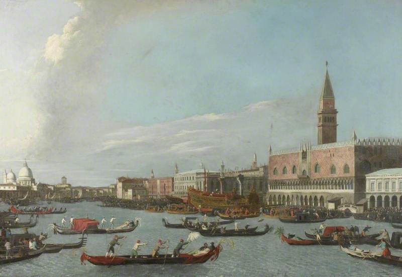 Venice, the Bucintoro Returning to the Molo on Ascension Day