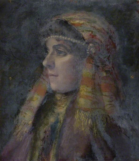 Woman in Eastern Headdress