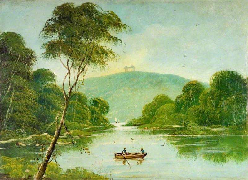 River Wear at Cox Green near the Penshaw Monument