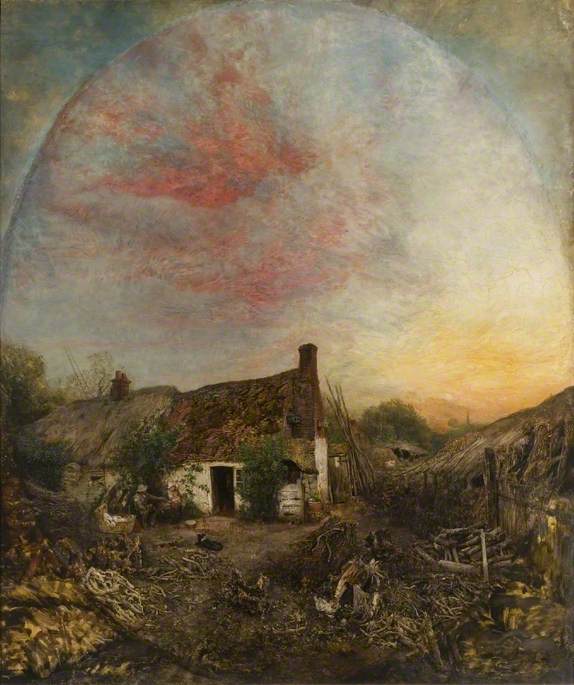 Sunset, the Woodman's Cottage