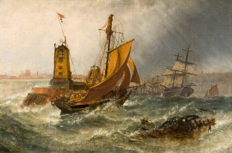 Sunderland, 1855, Morning after a Heavy South-Eastern Gale