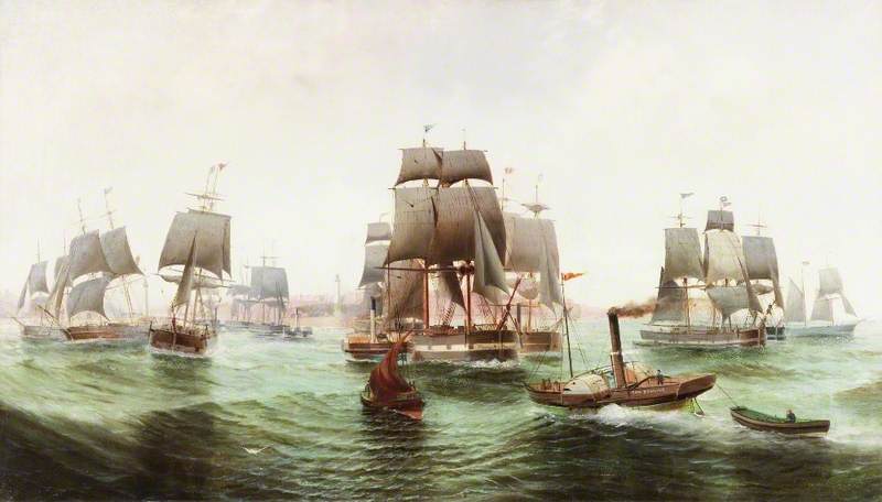 The Baltic Fleet Leaving Sunderland
