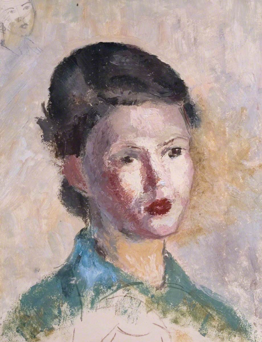Portrait of an Unknown Woman in Green