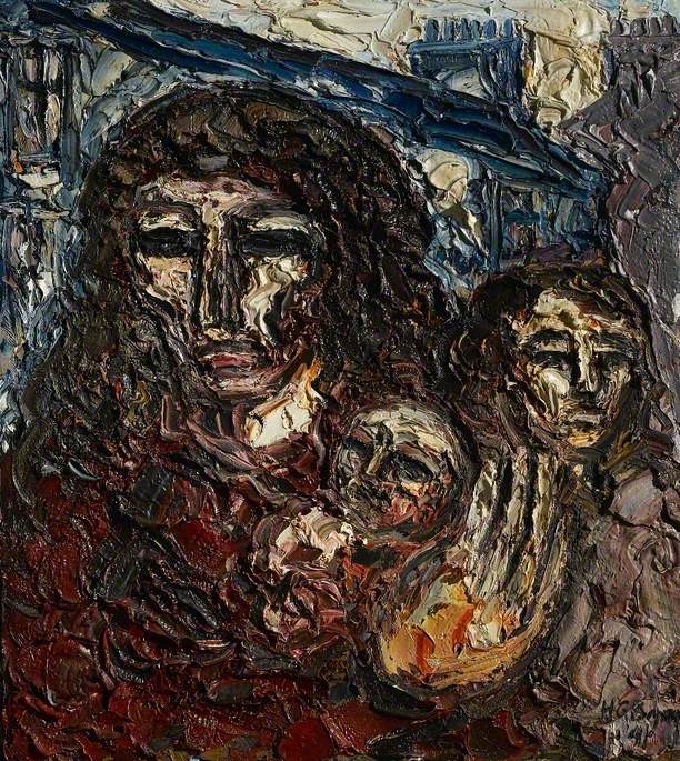 Woman with Two Children
