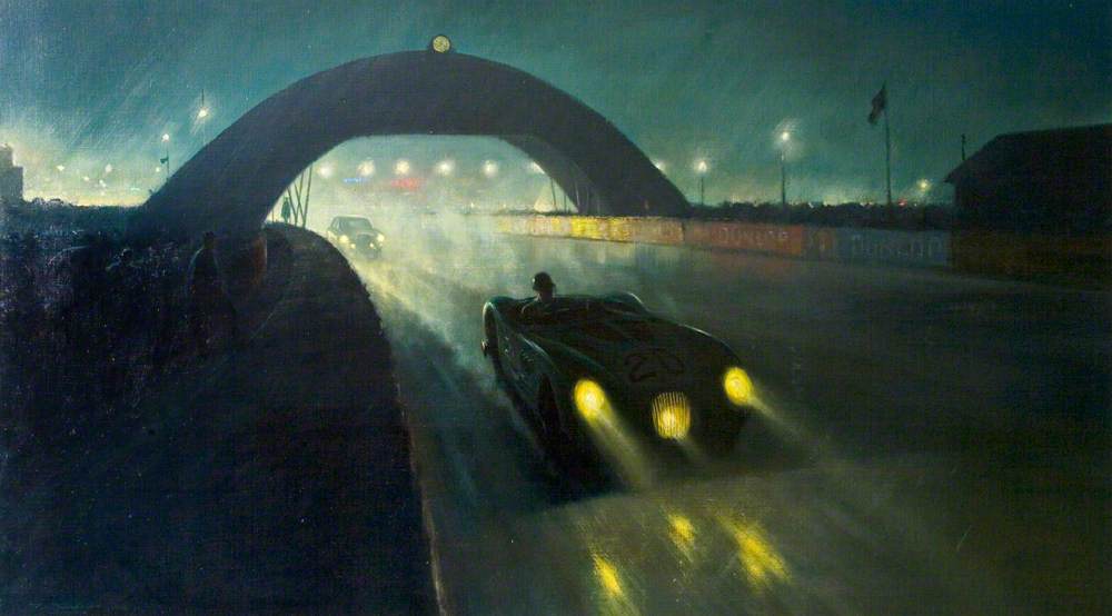 C-Type No. 20, Night-Time at Le Mans, France