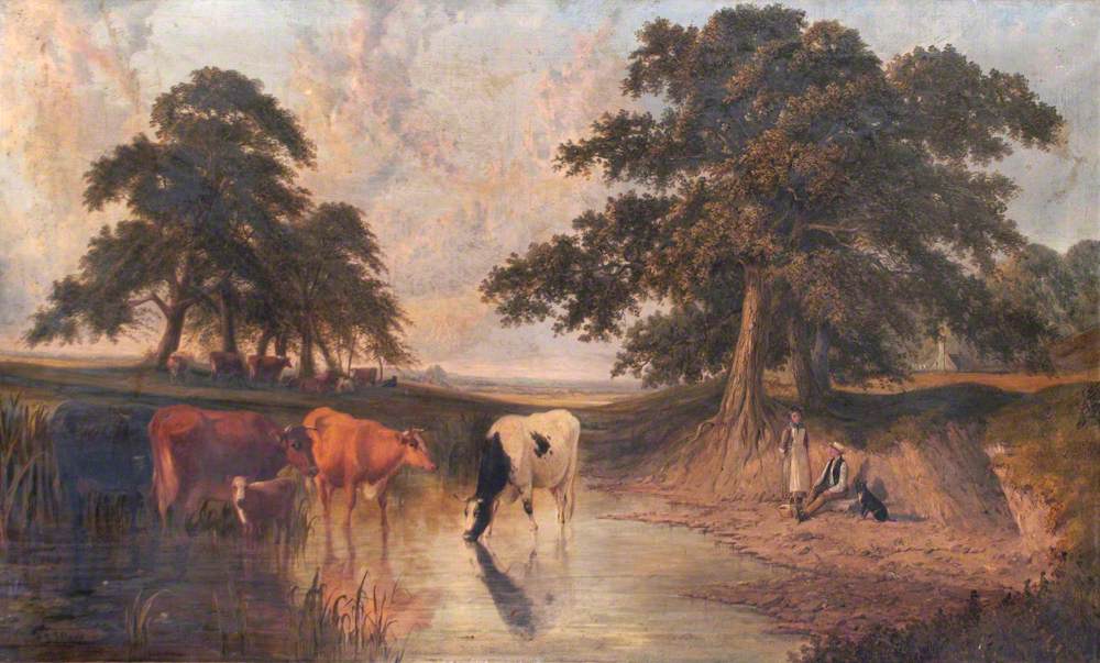 Cattle at a Stream