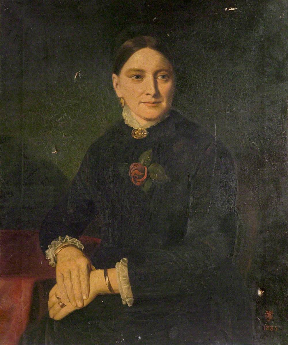 Mrs F. D. Robertson, née Kinder, Founder of the Nuneaton Chronicle