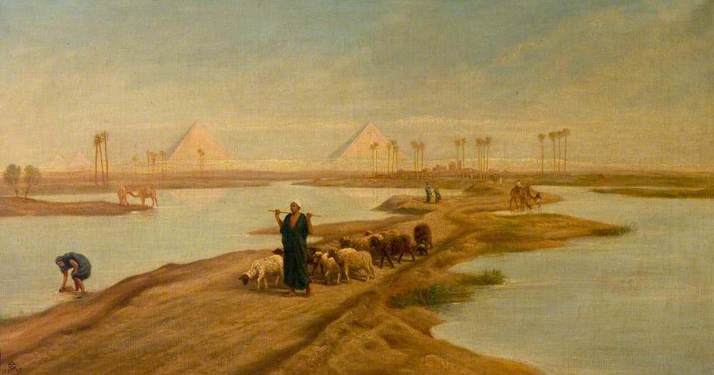 The Ancient Causeway to the Pyramids, Egypt