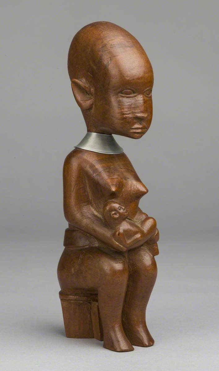 Mother and Child, with Necklace