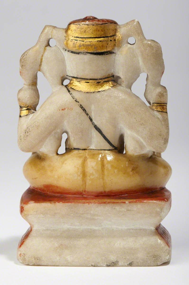 Lord Ganesha on Red Base