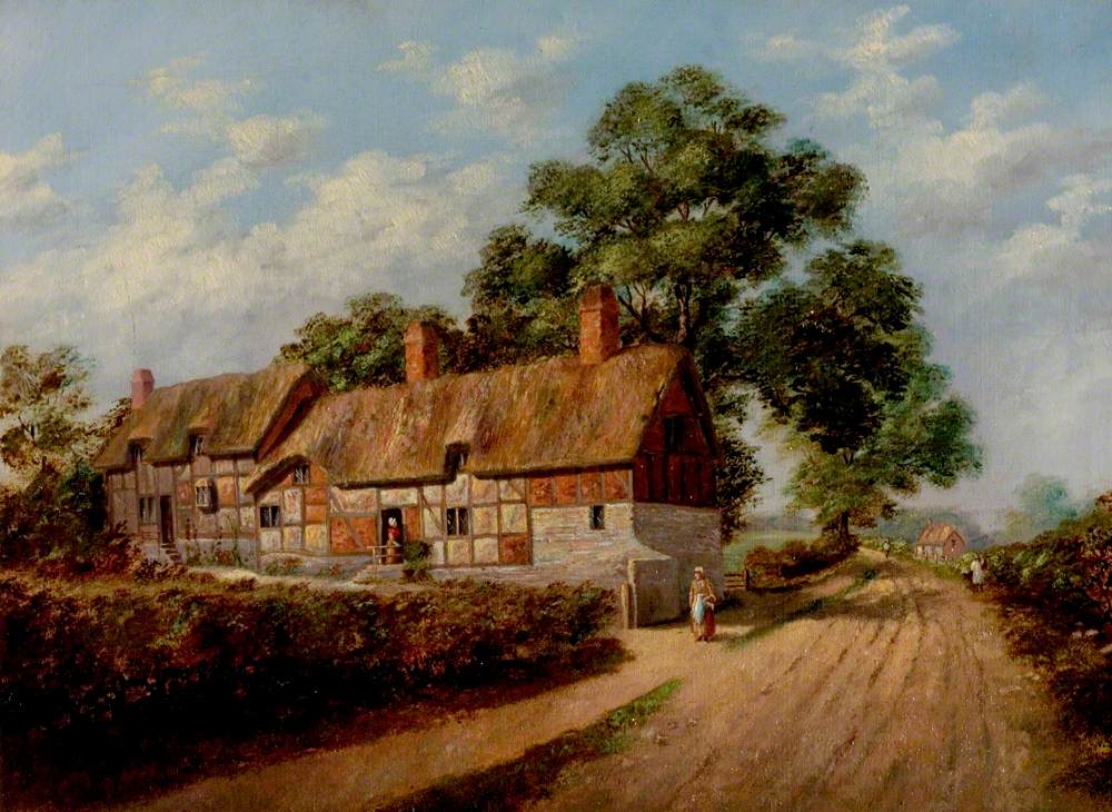 Anne Hathaway S Cottage Shottery Stratford Upon Avon Warwickshire Art Uk