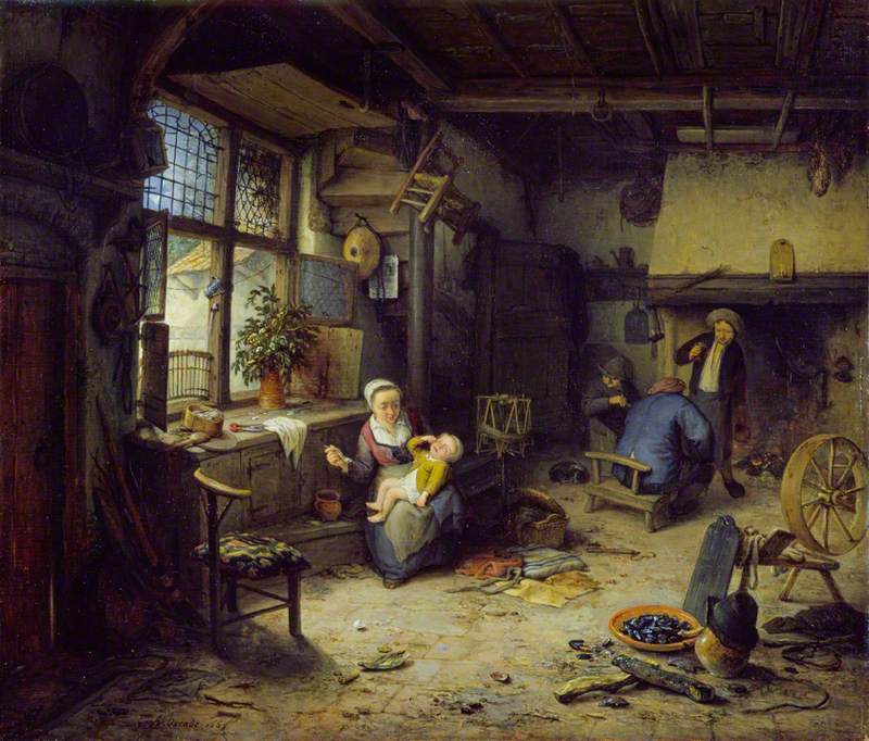 Interior with Peasants