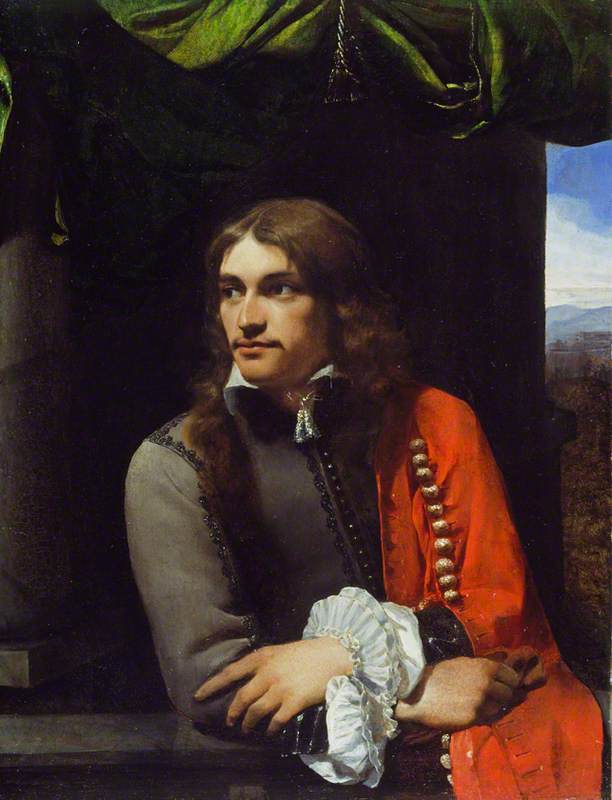 Portrait of Man (possibly Jean Deutz), with a Red Cloak