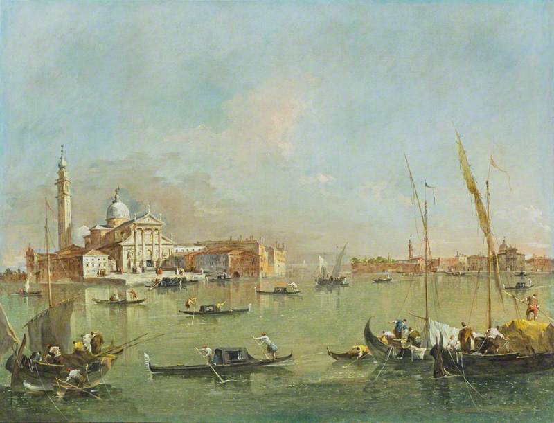 Venice: San Giorgio Maggiore with the Giudecca and the Zitelle
