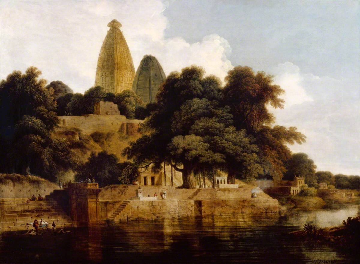 Hindoo Temples at Bindrabund, East Indies