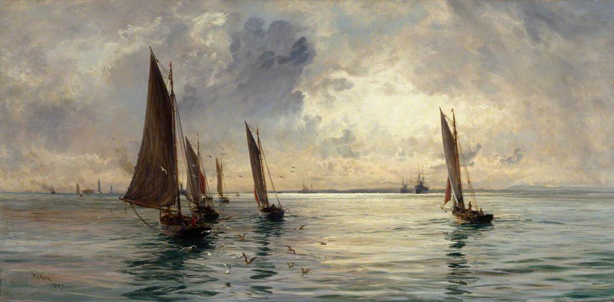 The Portsmouth Fishing Fleet: The Breeze Falls Light