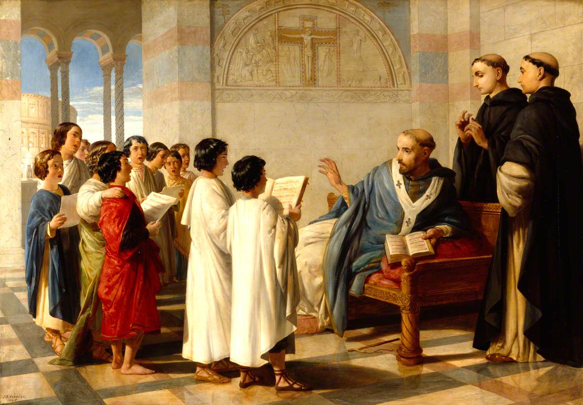 Saint Gregory Teaching His Chant