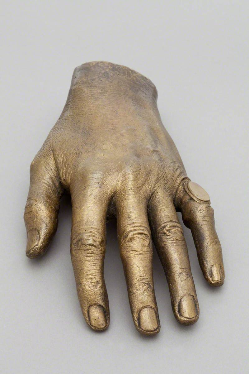 Cast of the Left Hand of Sir John Barbirolli (1899–1970)