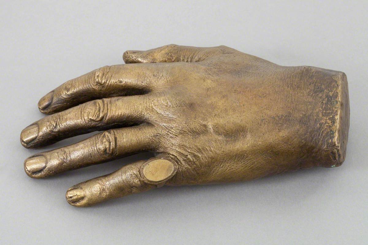 Cast of the Left Hand of Sir John Barbirolli (1899–1970)