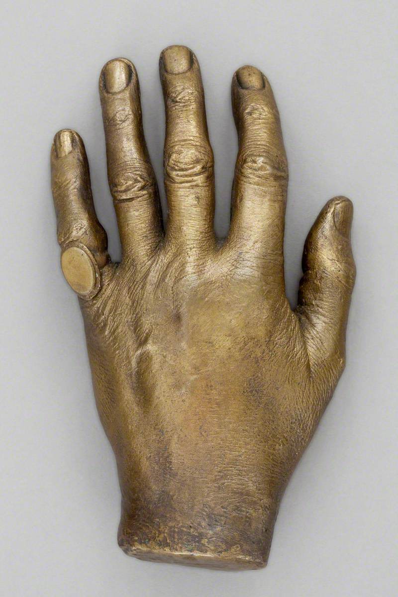 Cast of the Left Hand of Sir John Barbirolli (1899–1970)