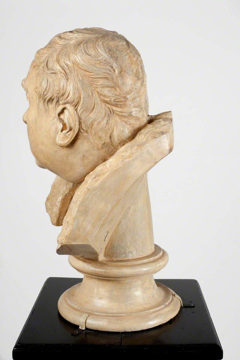 Vintage Mini Marble Bust Of George Fredric Handel