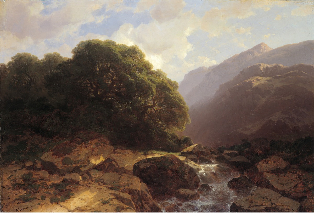 Tableau Paysage de Montagne – Art Virtuoso