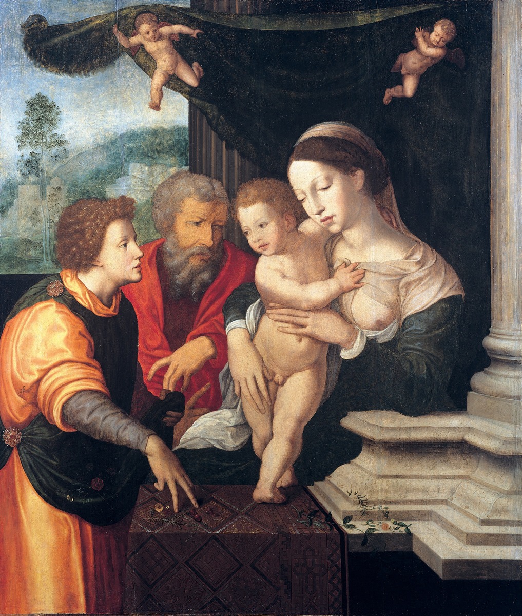 Holy Family with Saint John the Baptist